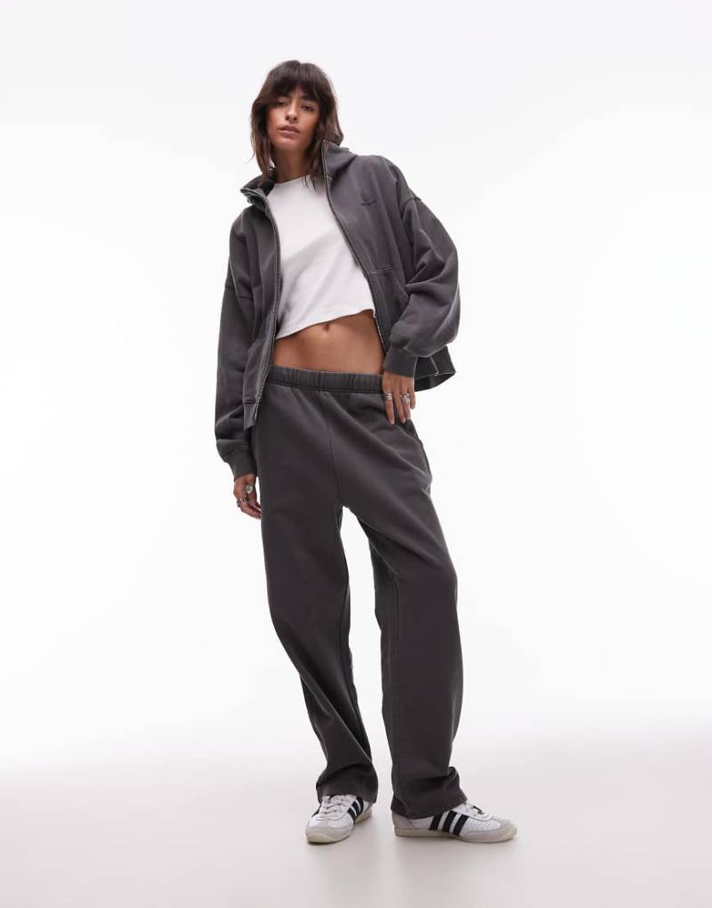 Carhartt WIP - Benton - Jogginghose in verwaschenem Schwarz von Carhartt WIP