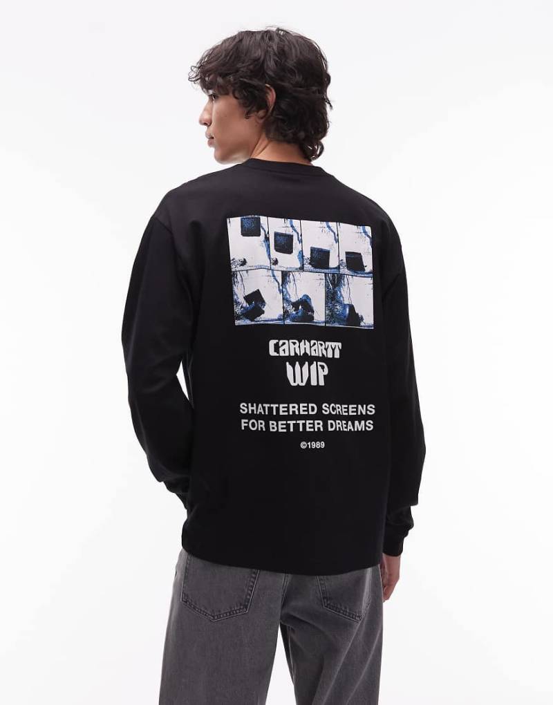 Carhartt WIP - Better Dreams - Langärmliges Loose-Fit-T-Shirt in Schwarz von Carhartt WIP