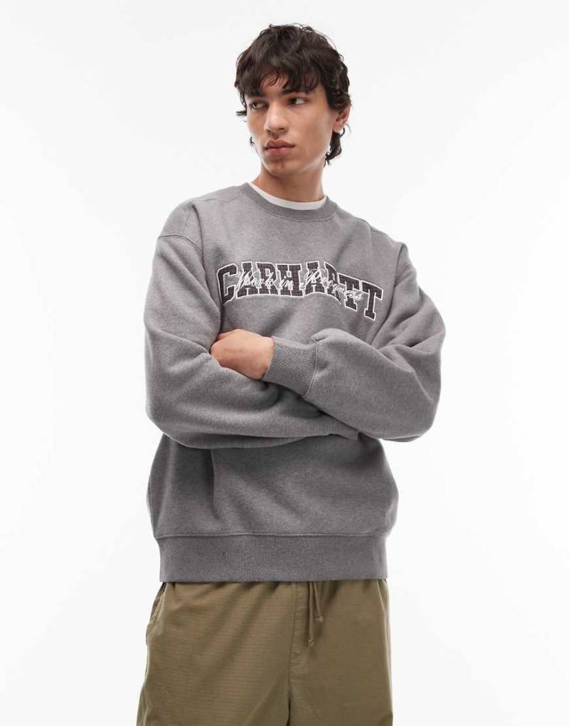 Carhartt WIP - Big School - Oversize-Sweatshirt in Grau von Carhartt WIP