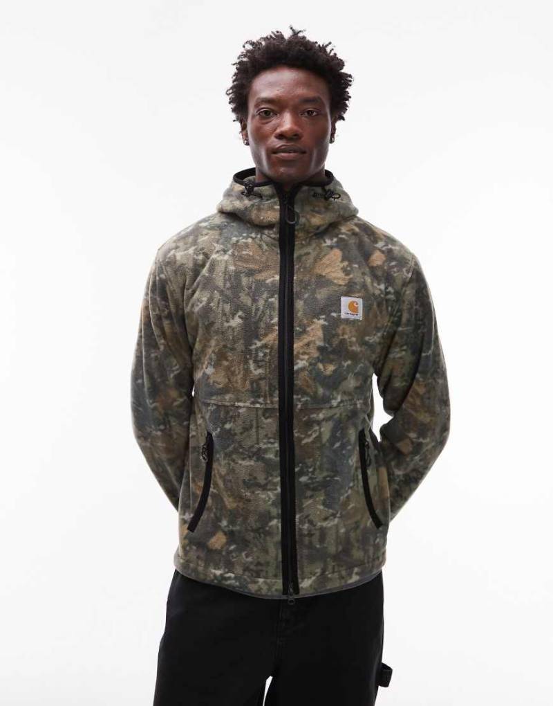 Carhartt WIP - Blevin - Gefütterte Jacke mit Military-Muster-Grün von Carhartt WIP