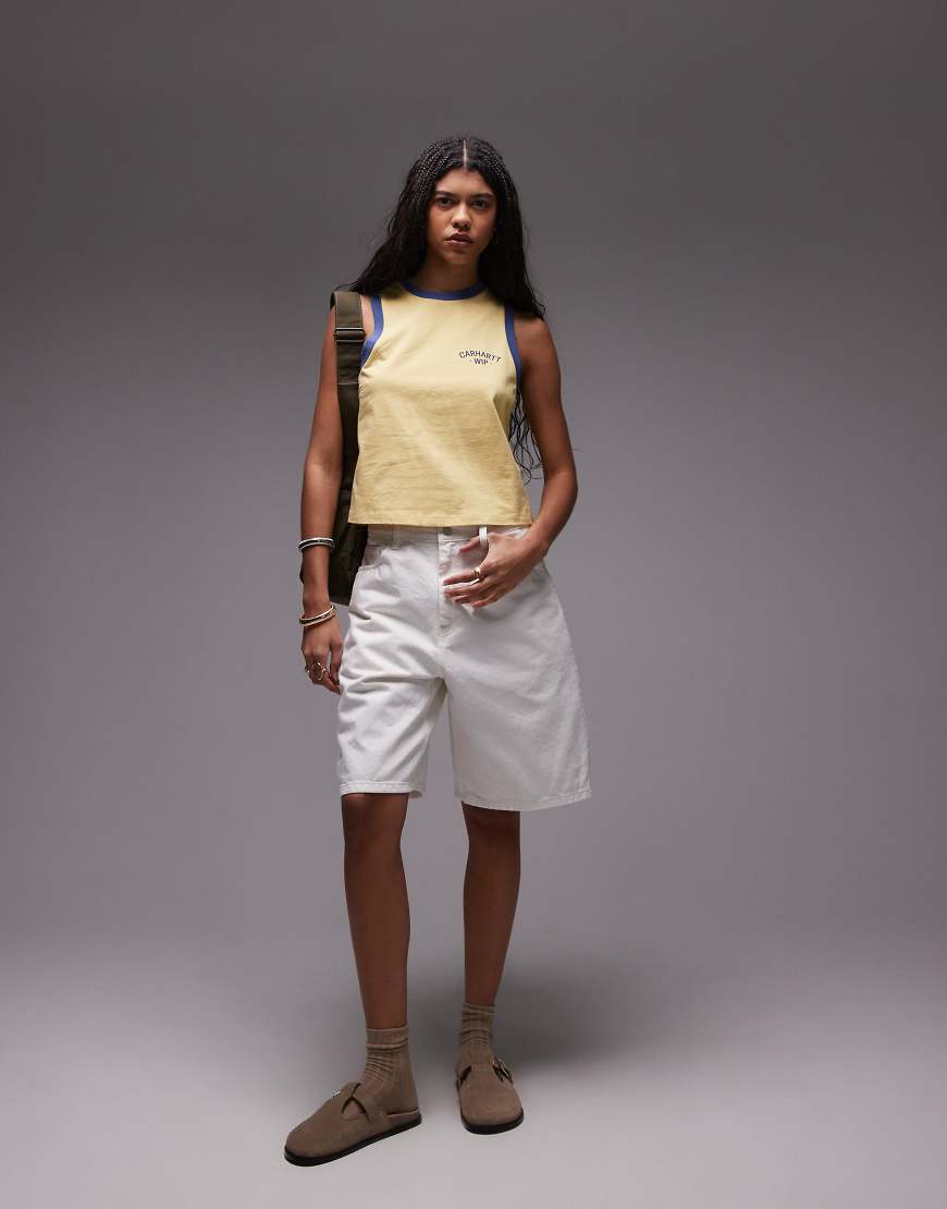 Carhartt WIP - Brandon - Locker geschnittene Jeans-Shorts in Weiß Carhartt WIP - Brandon - Locker geschnittene Jeans-Shorts in Weiß von Carhartt WIP