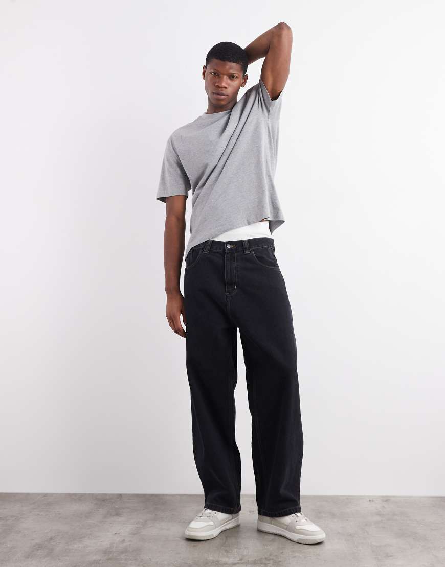 Carhartt WIP - Brandon - Lockere Jeans in Schwarz von Carhartt WIP