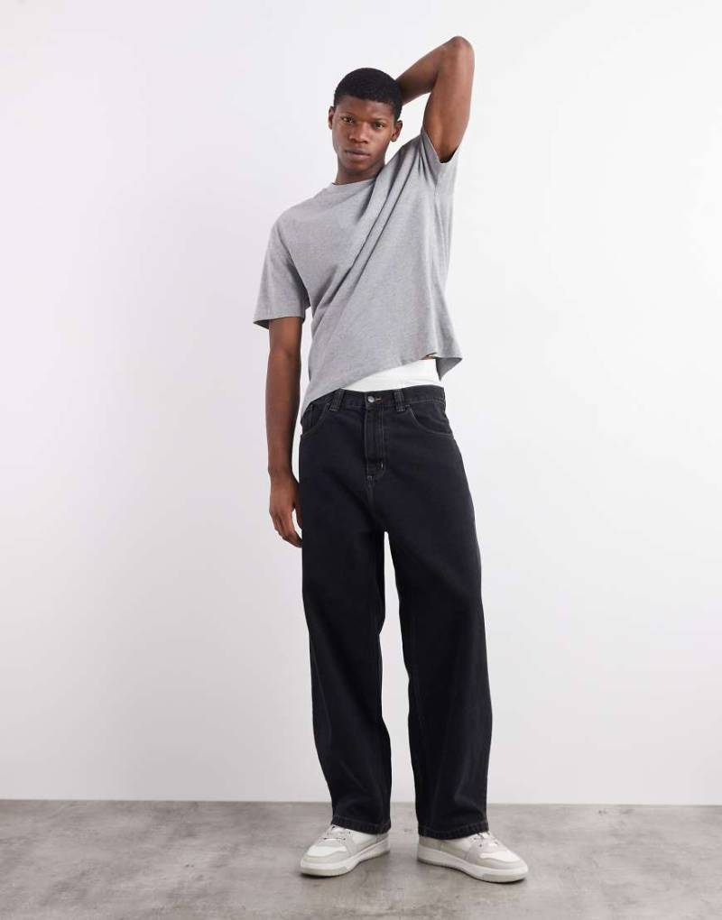 Carhartt WIP - Brandon - Lockere Jeans in Schwarz von Carhartt WIP