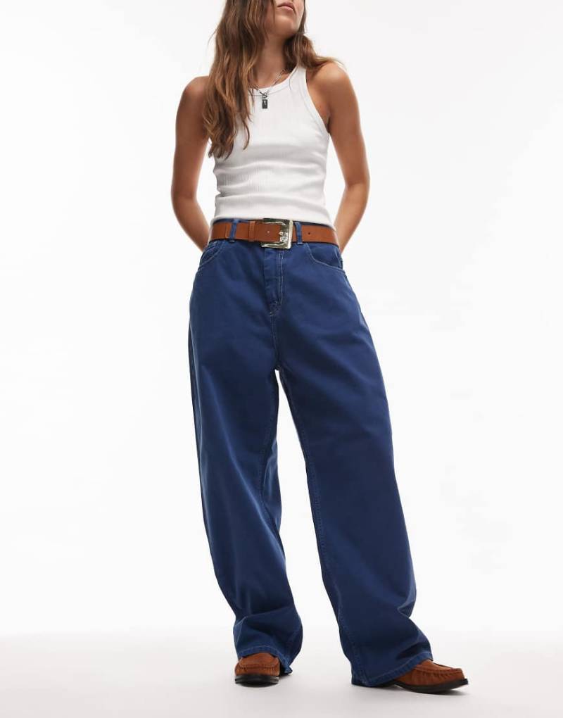 Carhartt WIP - Brandon - Loose Fit Jeans in Indigo-Marineblau von Carhartt WIP