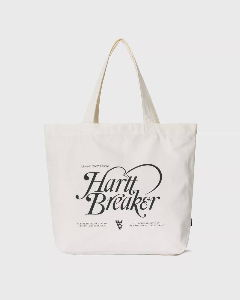 Carhartt WIP Canvas Graphic Tote Large men Tote & Shopping Bags white in Größe:ONE SIZE von Carhartt WIP
