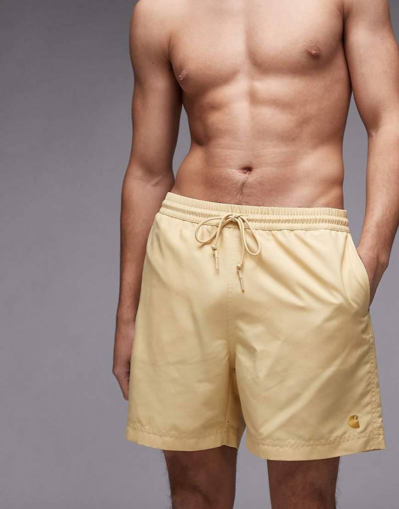 Carhartt WIP - Chase - Badehose in Gelb von Carhartt WIP