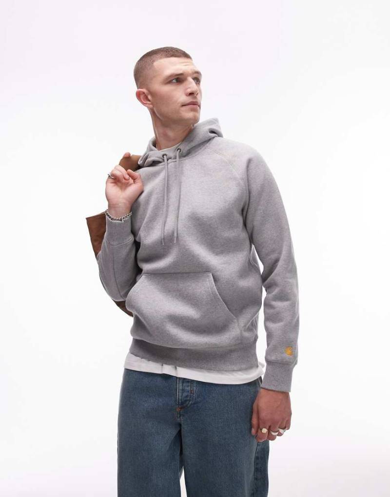 Carhartt WIP - Chase - Schwerer Kapuzenpullover in Grau von Carhartt WIP