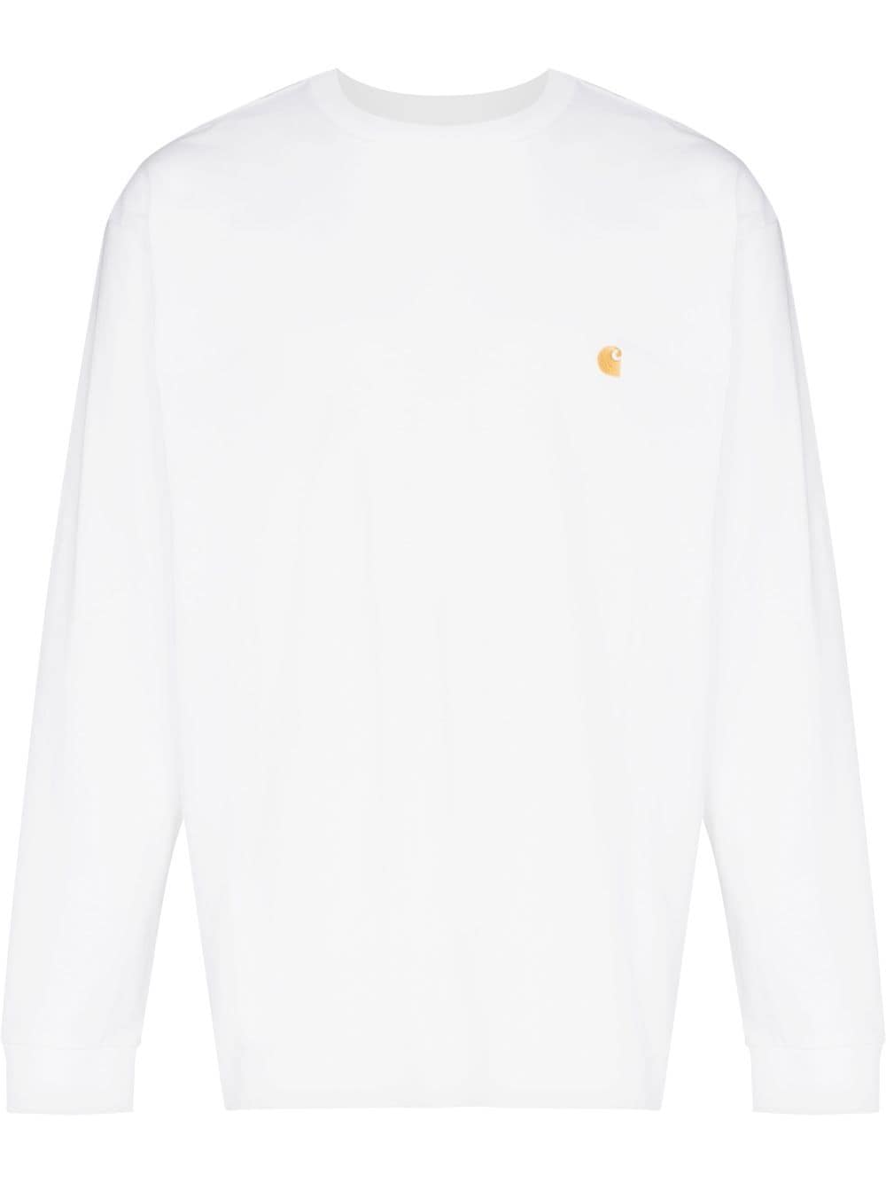 Carhartt WIP Chase Langarmshirt - Weiß von Carhartt WIP