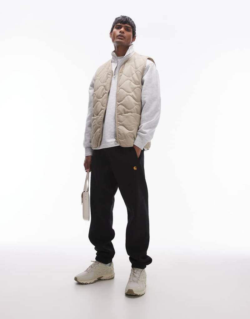 Carhartt WIP - Chase - Schwarze Jogginghose von Carhartt WIP