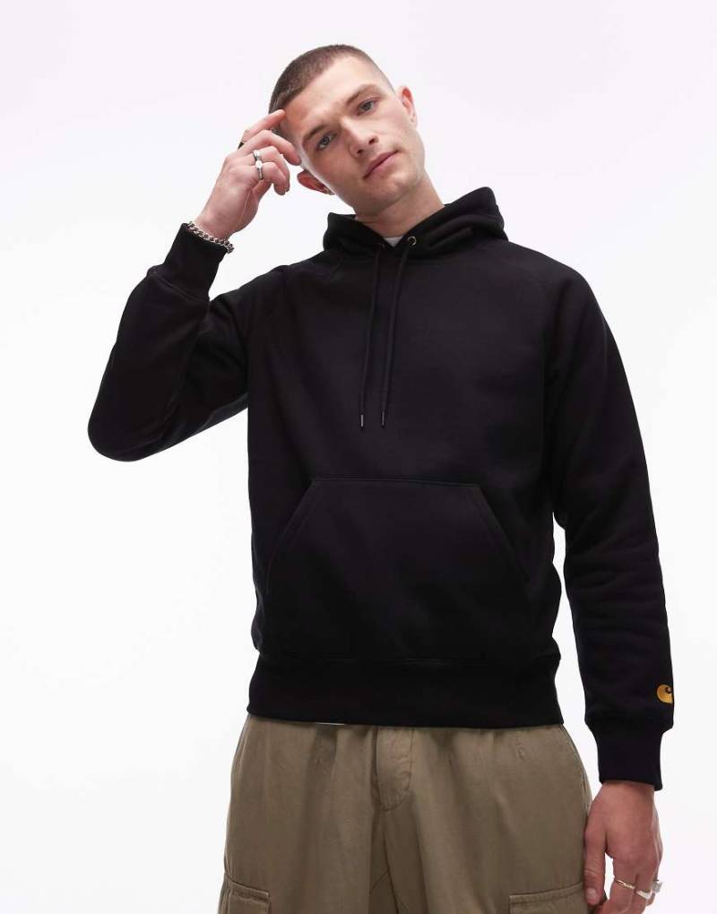 Carhartt WIP - Chase - Schwarzer Kapuzenpullover von Carhartt WIP