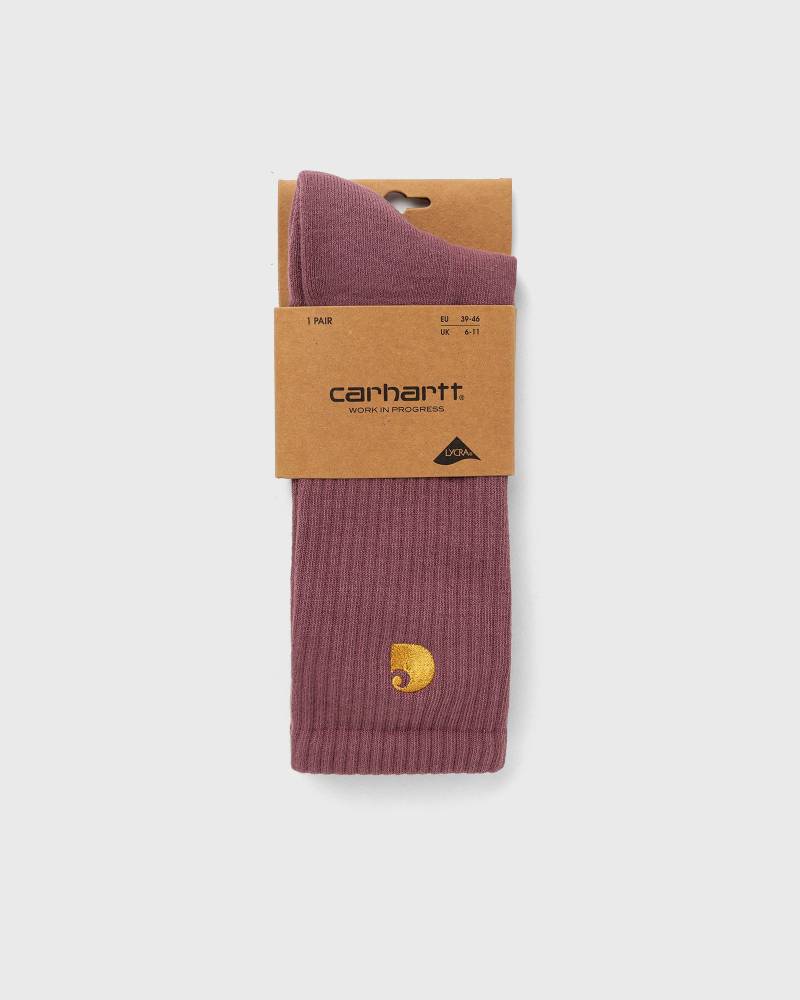 Carhartt WIP Chase Socks men Socks pink in Größe:ONE SIZE von Carhartt WIP