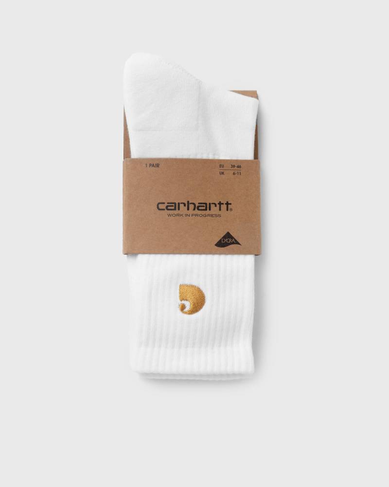 Carhartt WIP Chase Socks men Socks white in Größe:ONE SIZE von Carhartt WIP
