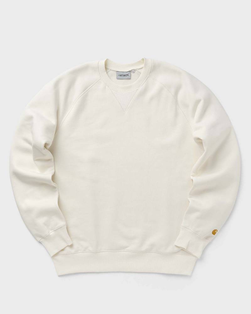 Carhartt WIP Chase Sweat men Sweatshirts white in Größe:XL von Carhartt WIP