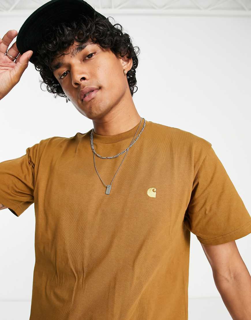 Carhartt WIP - Chase - T-Shirt in Braun von Carhartt WIP