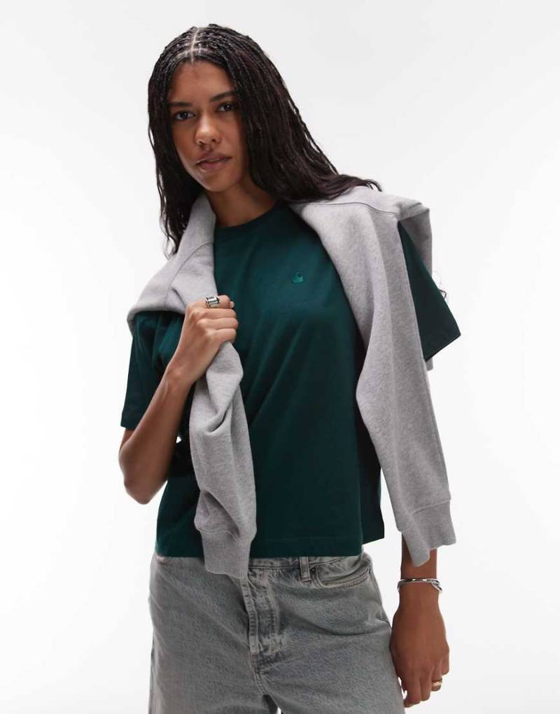 Carhartt WIP - Chester - Kurzärmliges T-Shirt in Grün von Carhartt WIP