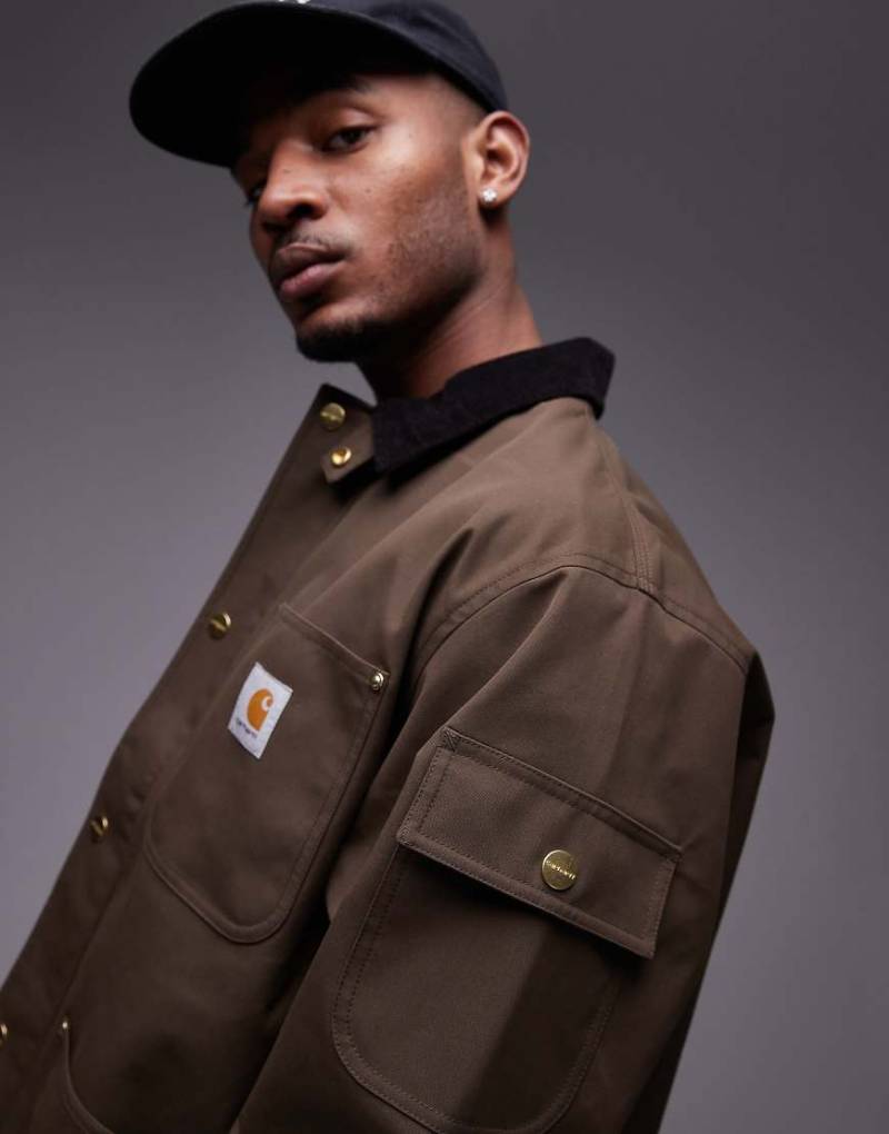 Carhartt WIP - Clapton - Jacke in Braun von Carhartt WIP