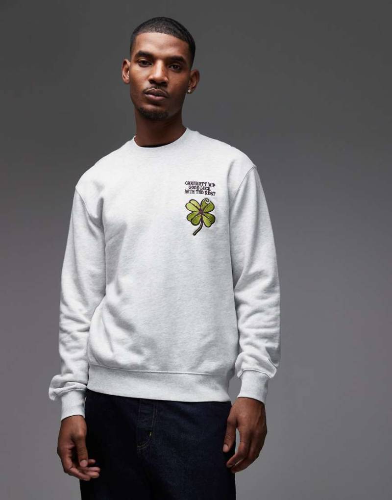 Carhartt WIP - Clover - Sweatshirt in Grau von Carhartt WIP