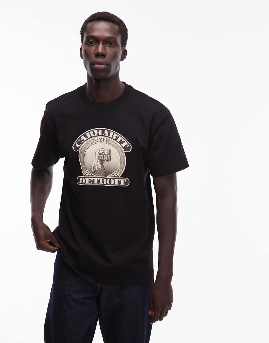 Carhartt WIP - Cold World - Locker geschnittenes T-Shirt in Schwarz von Carhartt WIP