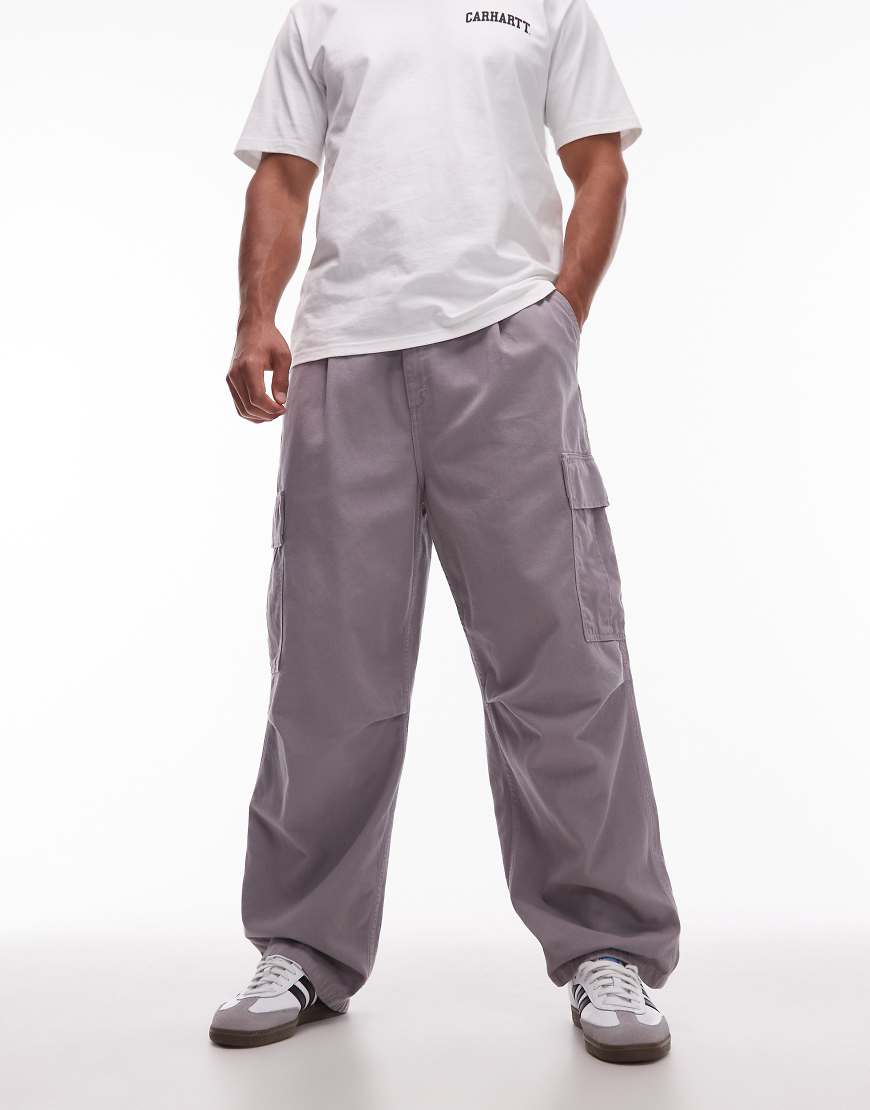 Carhartt WIP - Cole - Baggy Cargohose in Grau von Carhartt WIP