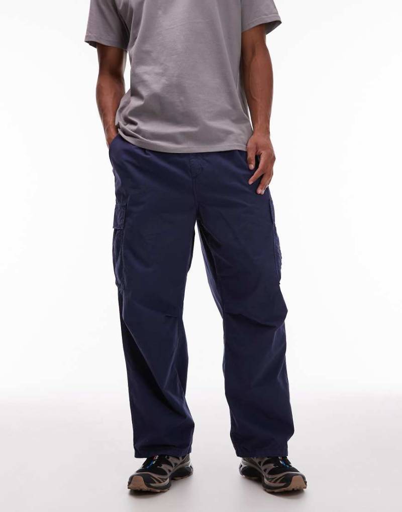 Carhartt WIP - Cole - Locker geschnittene Cargohose in Marineblau von Carhartt WIP
