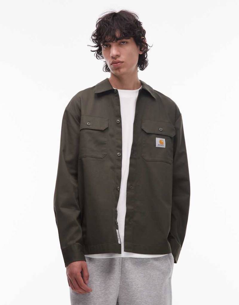 Carhartt WIP - Craft - Langärmliges Hemd in Khakigrün von Carhartt WIP