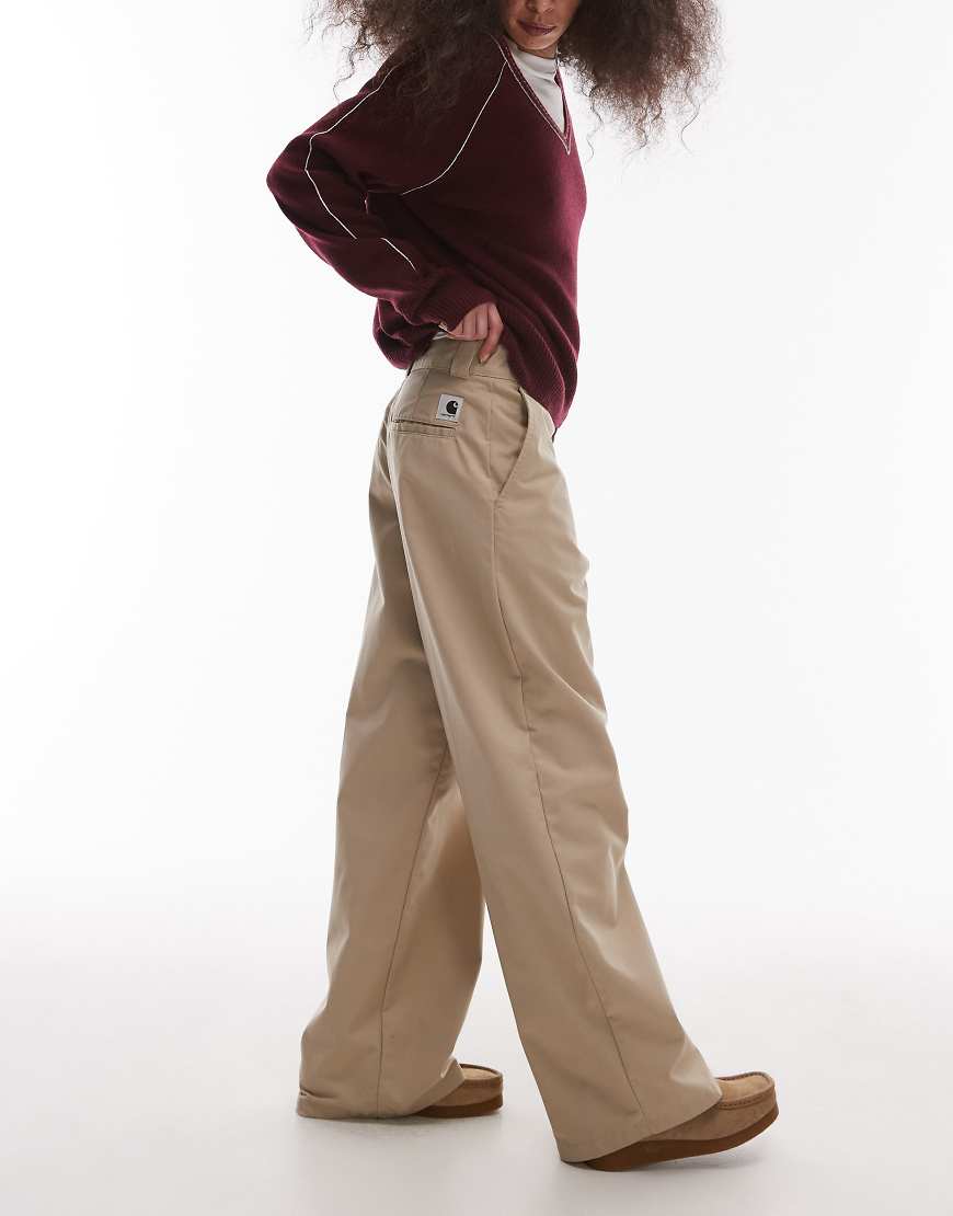 Carhartt WIP - Craft - Weit geschnittene Hose in Beige-Neutral Carhartt WIP - Craft - Weit geschnittene Hose in Beige-Neutral von Carhartt WIP
