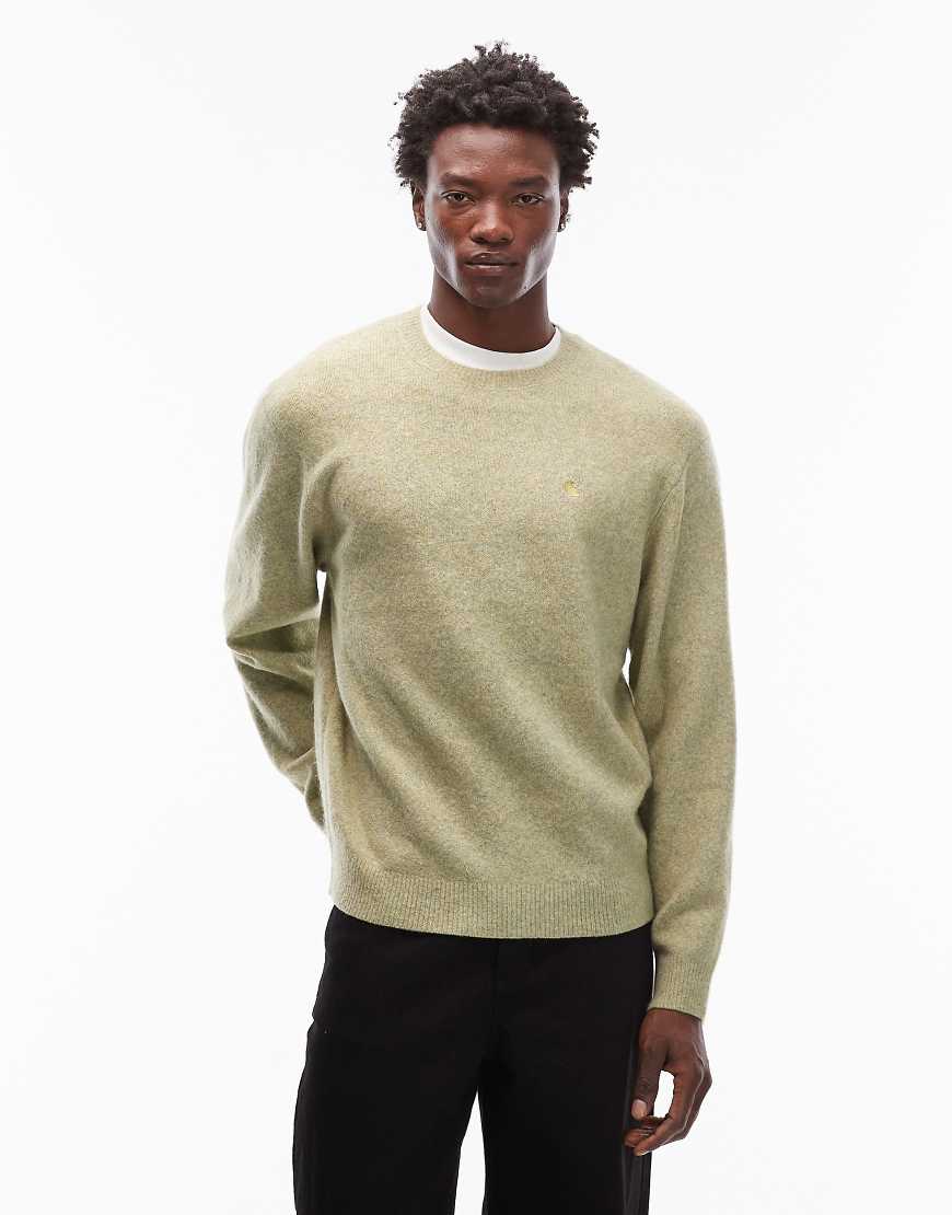 Carhartt WIP - Curtis - Strickpullover in Hellgrün von Carhartt WIP