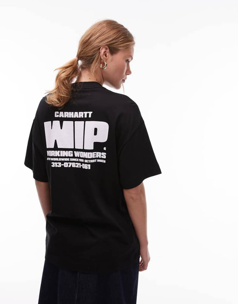 Carhartt WIP - Day Off - T-Shirt in Schwarz mit Rücken-Print von Carhartt WIP