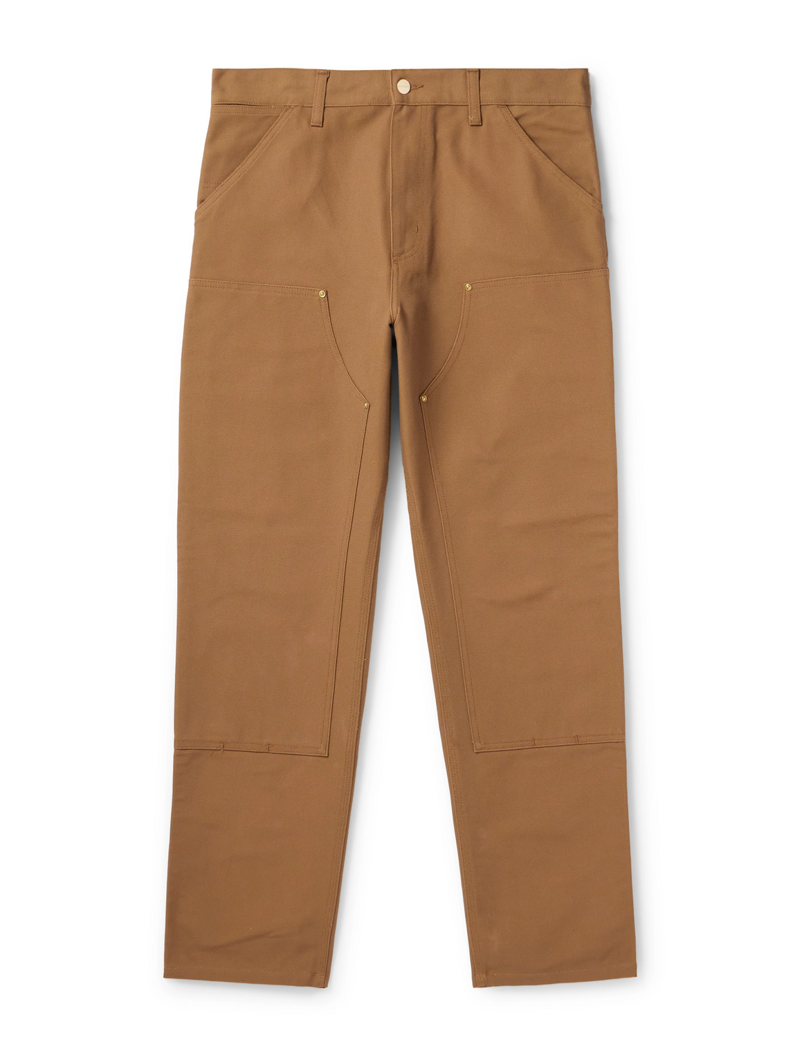 Carhartt WIP - Double Knee Straight-Leg Cotton-Canvas Carpenter Trousers - Men - Brown - UK/US 34 von Carhartt WIP
