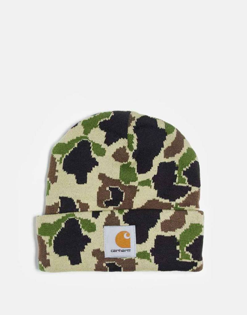 Carhartt WIP - Duck - Beanie mit Military-Muster-Bunt von Carhartt WIP