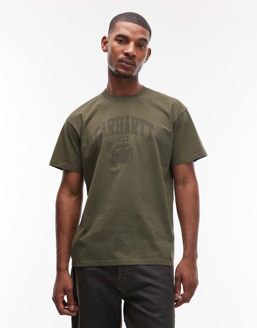 Carhartt WIP - Faded Pond Corps - T-Shirt in Grün von Carhartt WIP