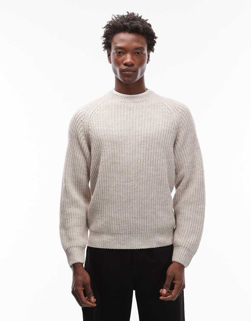 Carhartt WIP - Firth - Strickpullover in Wollweiß von Carhartt WIP