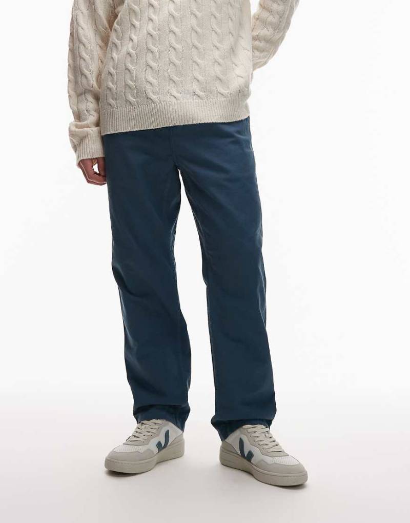 Carhartt WIP - Flint - Schmal zulaufende Hose in Blassblau von Carhartt WIP