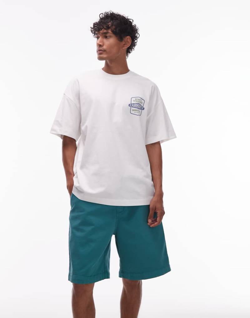 Carhartt WIP - Floyde - Shorts in Grün mit lockerem Schnitt von Carhartt WIP