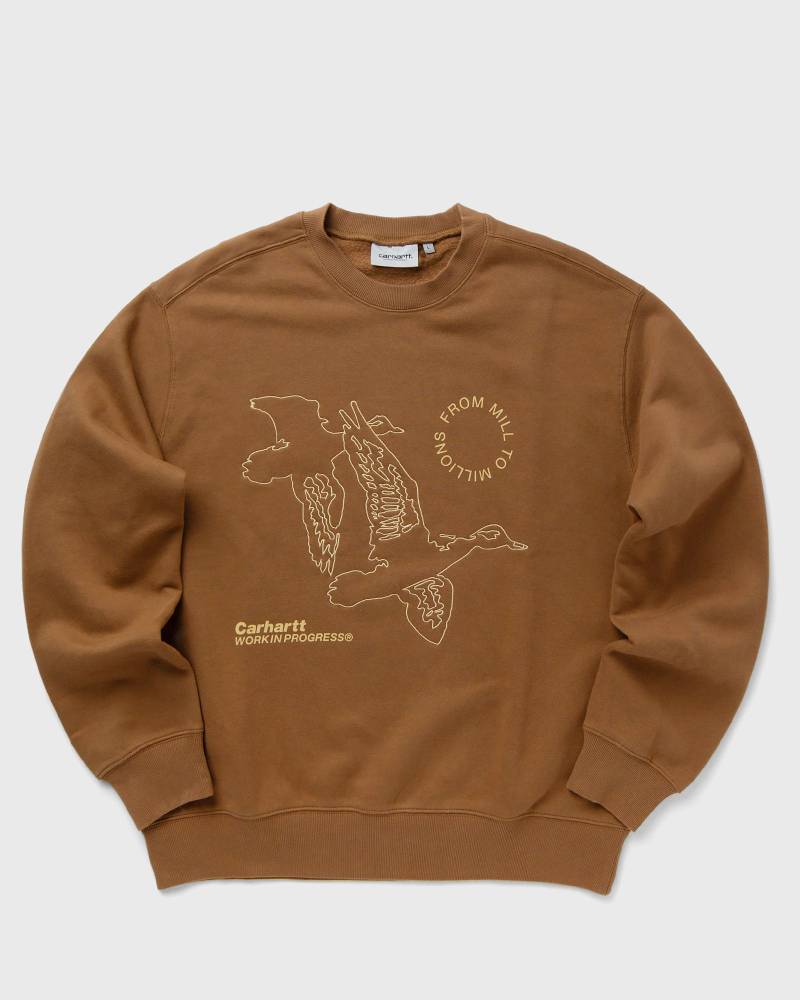 Carhartt WIP Flying Ducks Sweat men Sweatshirts brown in Größe:M von Carhartt WIP