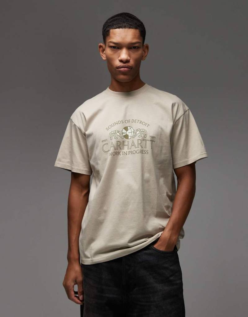 Carhartt WIP - Gatecrasher - Loose Fit T-Shirt in Beige-Neutral von Carhartt WIP