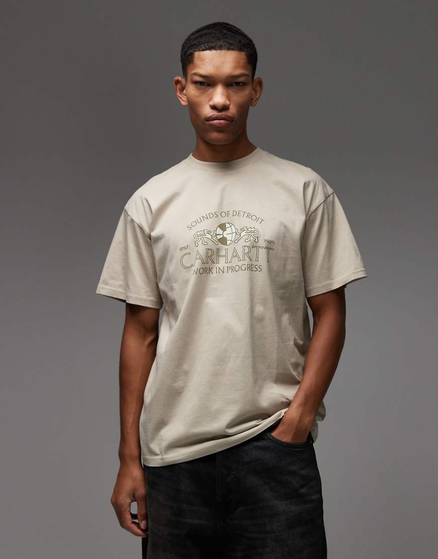 Carhartt WIP - Gatecrasher - Loose Fit T-Shirt in Beige-Neutral von Carhartt WIP