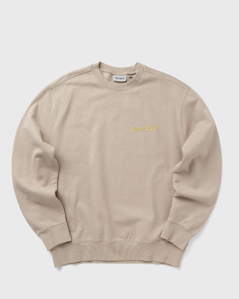 Carhartt WIP Greatest Flicks Sweat men Sweatshirts beige in Größe:L von Carhartt WIP