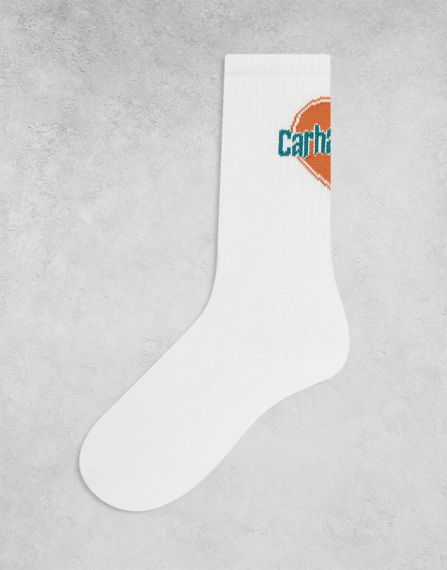 Carhartt WIP - Growth - Socken in Weiß mit Logo Carhartt WIP - Growth - Socken in Weiß mit Logo von Carhartt WIP