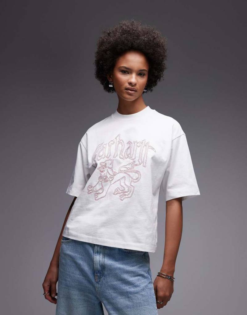 Carhartt WIP - Hackwork - T-Shirt in Weiß von Carhartt WIP