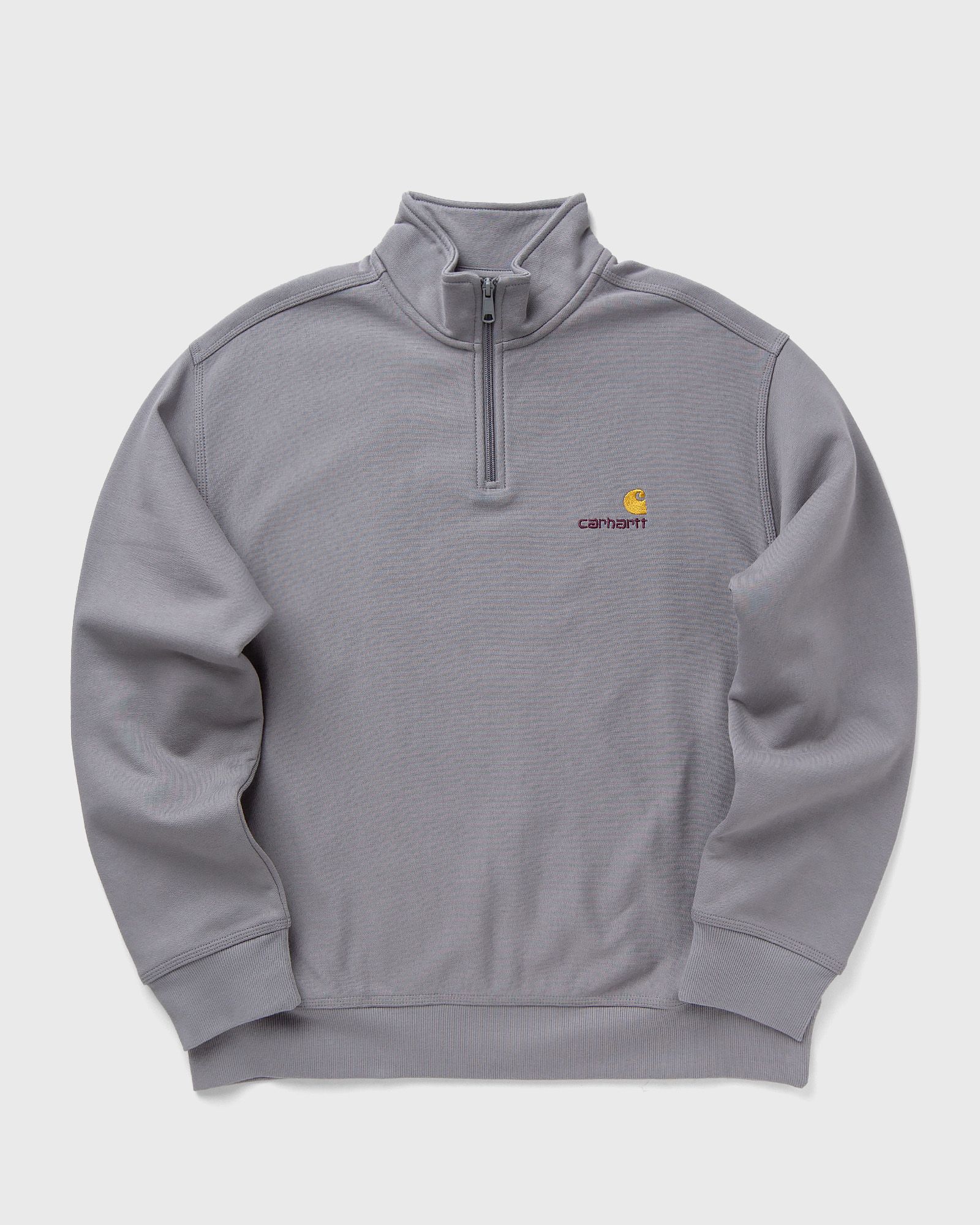 Carhartt WIP Half Zip American Script Sweat men Half-Zips grey in Größe:XXL Carhartt WIP Half Zip American Script Sweat men Half-Zips grey in Größe:XXL von Carhartt WIP