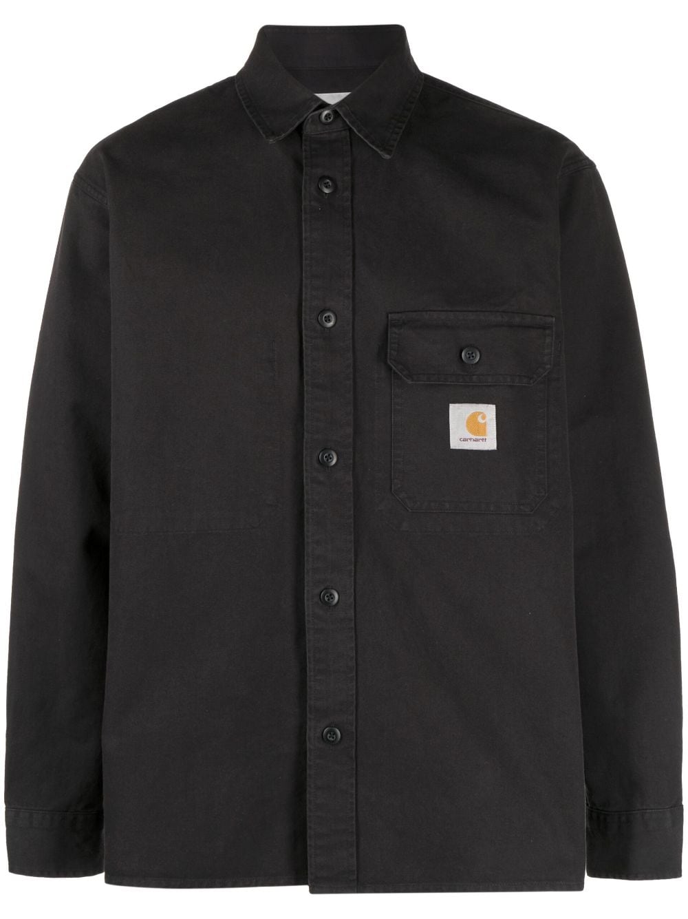 Carhartt WIP Hemd mit Logo-Patch - Schwarz von Carhartt WIP