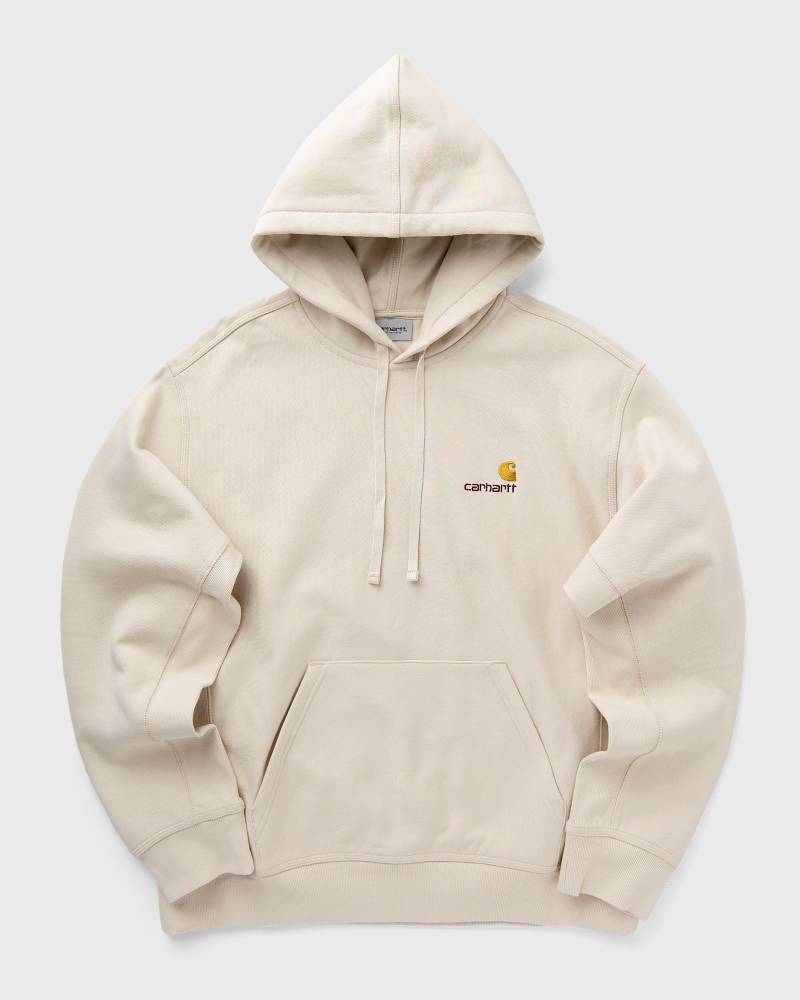 Carhartt WIP Hooded American Script Sweat men Hoodies beige in Größe:L von Carhartt WIP