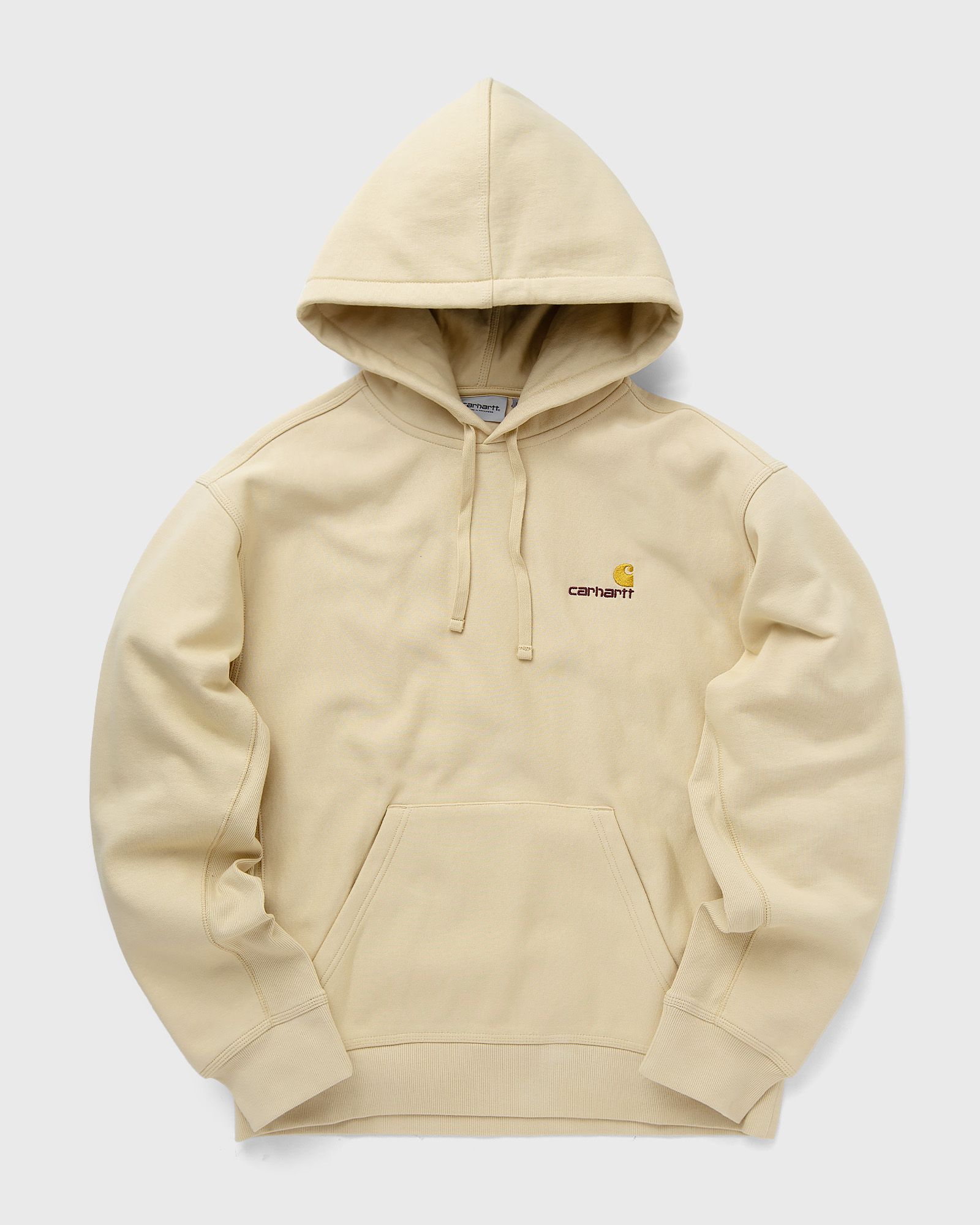 Carhartt WIP Hooded American Script Sweat men Hoodies beige in Größe:L von Carhartt WIP