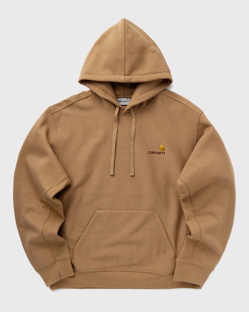 Carhartt WIP Hooded American Script Sweat men Hoodies brown in Größe:M von Carhartt WIP