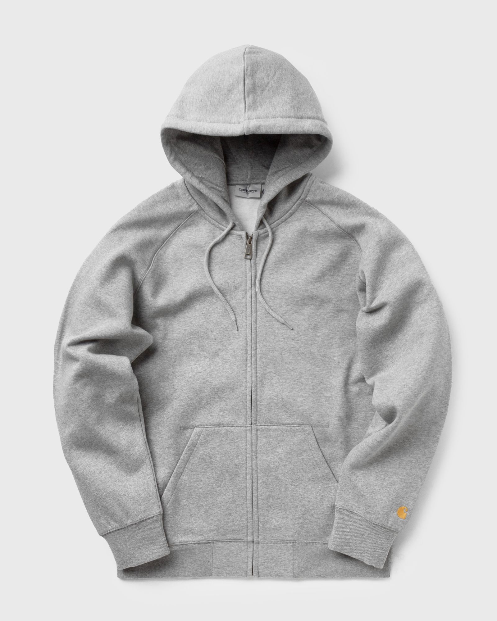 Carhartt WIP Hooded Chase Jacket men Hoodies|Zippers grey in Größe:XXL von Carhartt WIP