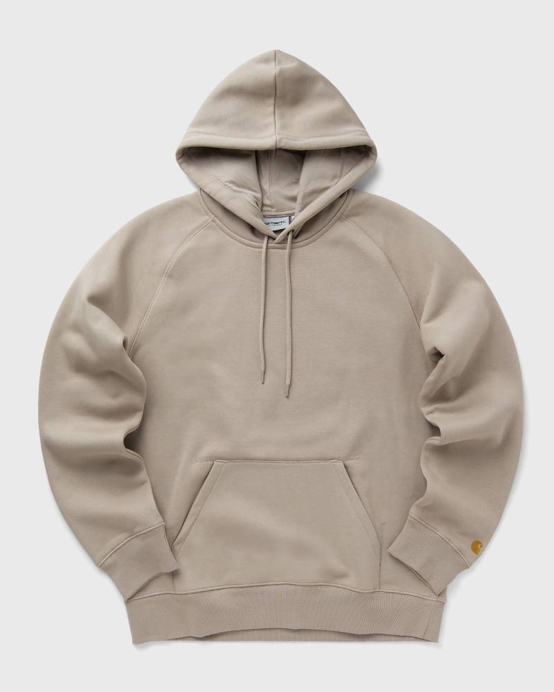 Carhartt WIP Hooded Chase Sweat men Hoodies beige in Größe:L von Carhartt WIP