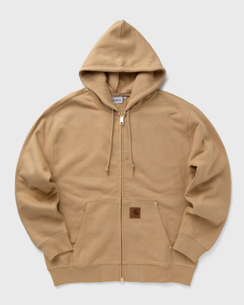 Carhartt WIP Hooded Eldon Sweat Jacket men Hoodies|Zippers beige in Größe:L von Carhartt WIP