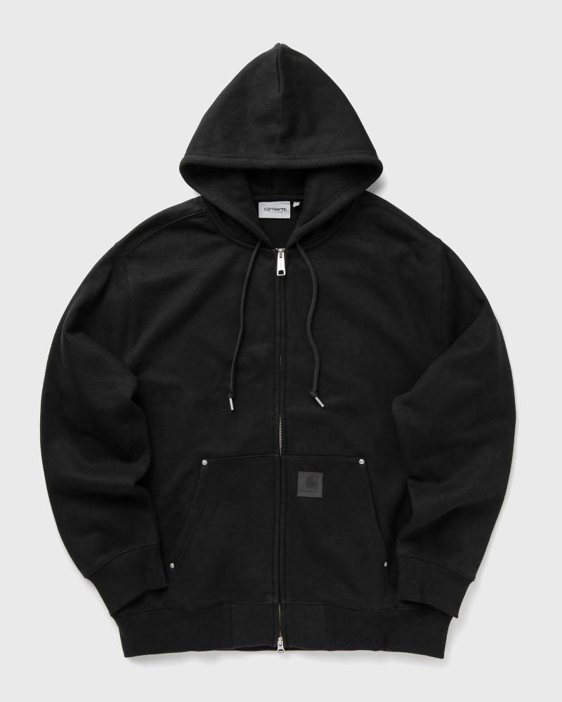 Carhartt WIP Hooded Eldon Sweat Jacket men Zippers black in Größe:L von Carhartt WIP