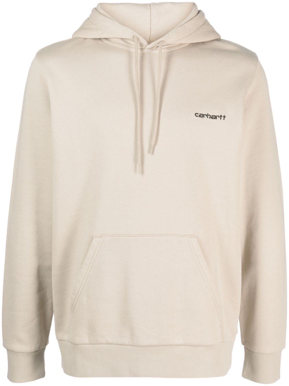 Carhartt WIP Hoodie mit Logo-Stickerei - Nude von Carhartt WIP